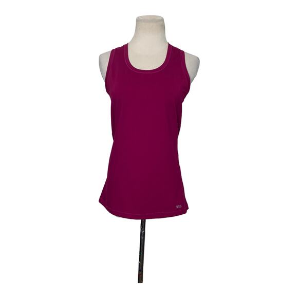 DSG fuchsia sleeveless racer back athletic top size M - Picture 1 of 8